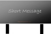 6 Examples Of Short Message (SMS) Terbaru