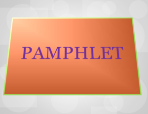 Cara membuat Pamphlet beserta Contoh Pamphlet dalam Bahasa Inggris