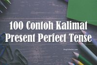 100 Contoh Kalimat Present Perfect Tense Ter-update dan Terjemahanya
